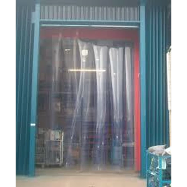 PVC strip curtains curtains bekasi yellow (plastic curtain)
