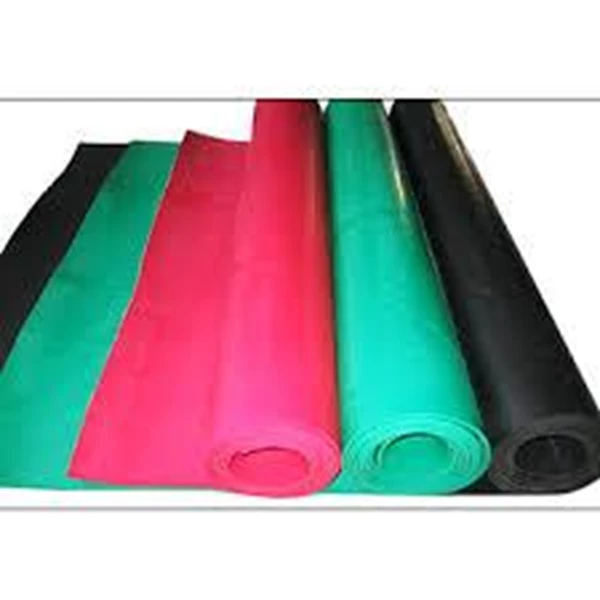 Rubber sheets of Fibrous yarn