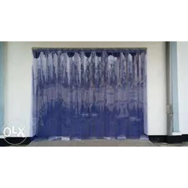 Plastic Curtain outdoor Blue clear whatsapp (0821 1059 5912)