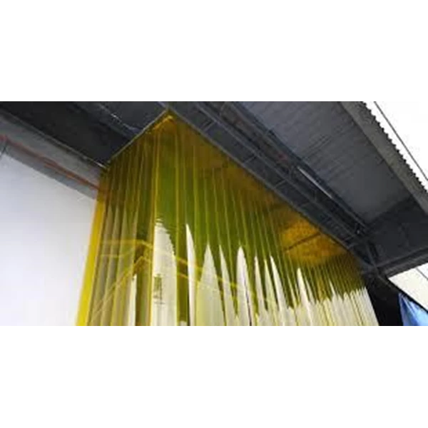 tirai Strip Curtain Bangka Belitung Kuning 