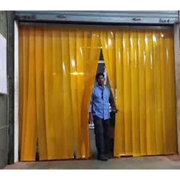 PVC Strip Curtain Yellow Anti Insect 085885333006 bekasi