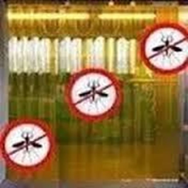 the yellow curtain room anti insect screen