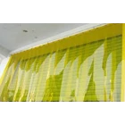 Installation of the curtain of plastic YELLOW bogor 1